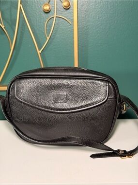 Burberry Leather Crossbody Shoulder Bag
